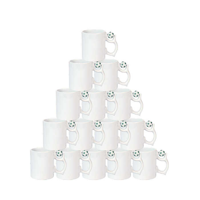 Sublimasyon Futbol Toplu Kupa Yeşil Beyaz Kutusuz - 2