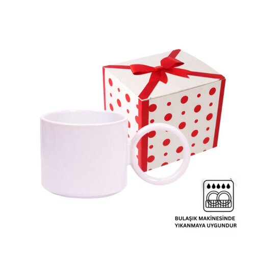 Sublimasyon Halka Kupa - Nescafe Fincanı Kutulu - 