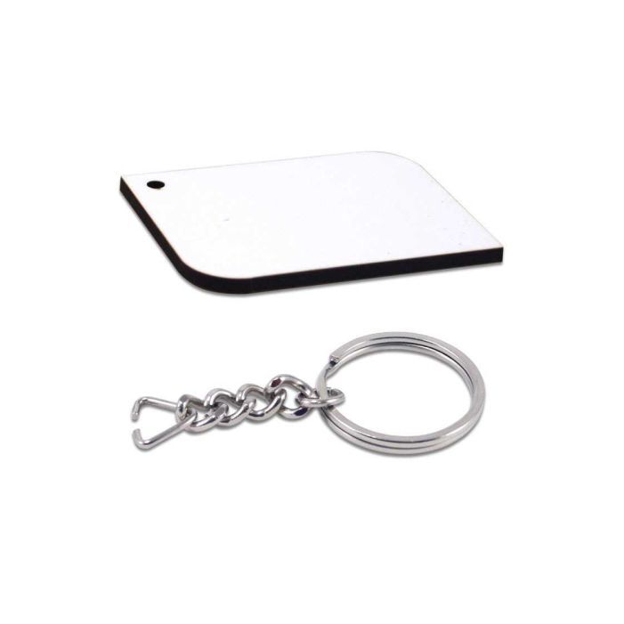 Sublimasyon HDF Anahtarlık Oval Dikdörtgen Tek T - 2