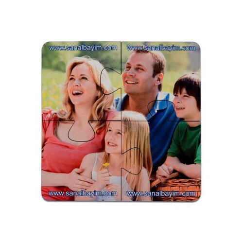 Sublimasyon HDF Bardak Altı Puzzle - 