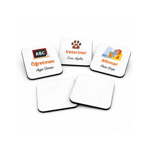 Sublimasyon HDF Bardak Altlığı 9cm - 