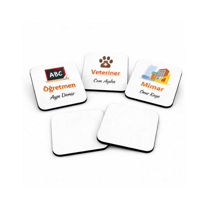 Sublimasyon HDF Bardak Altlığı 9cm - 1