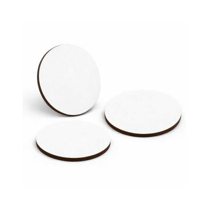 Sublimasyon HDF Bardak Altlığı Yuvarlak 9cm - 2