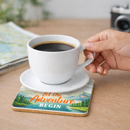 Sublimasyon HDF Kare Bardak Altlığı - (1)