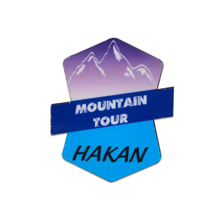 Sublimasyon Yaka İsimlik HDF Dağ 50x60mm - 1