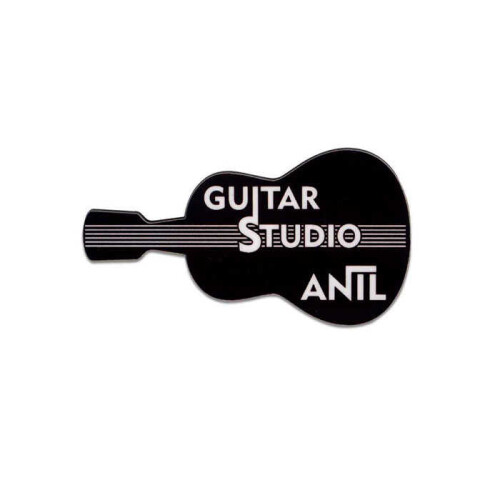 Sublimasyon Ahşap Yaka İsimlik HDF Gitar 40x70mm - 