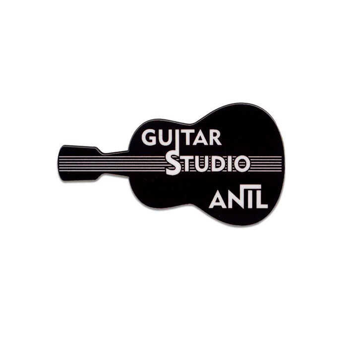 Sublimasyon Ahşap Yaka İsimlik HDF Gitar 40x70mm - 1