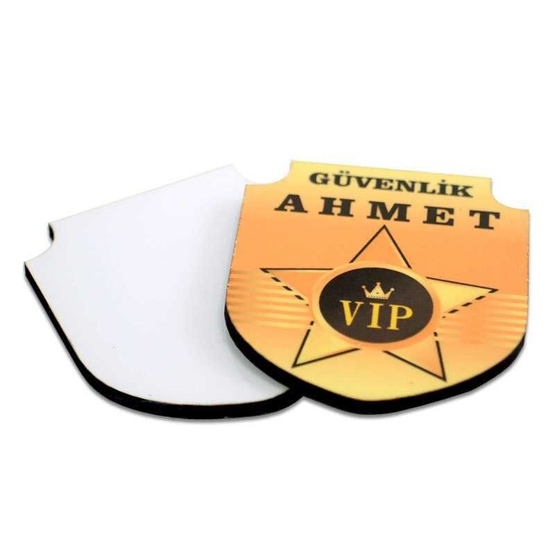 Sublimasyon HDF Yaka İsimliği Kalkan1 50x60mm - 2