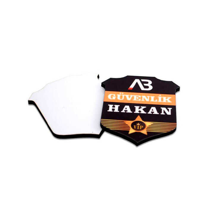 Sublimasyon Yaka İsimliği HDF Kalkan2 50x60mm - 2