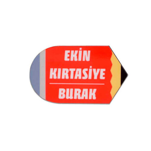 Sublimasyon HDF Yaka İsimlik Kalem 35x60mm - 