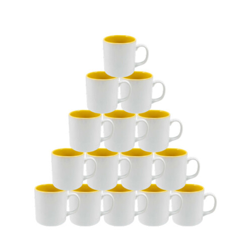 Sublimasyon İçi Sarı.Seramik Kupa Ult.coat-Kutusuz - 1