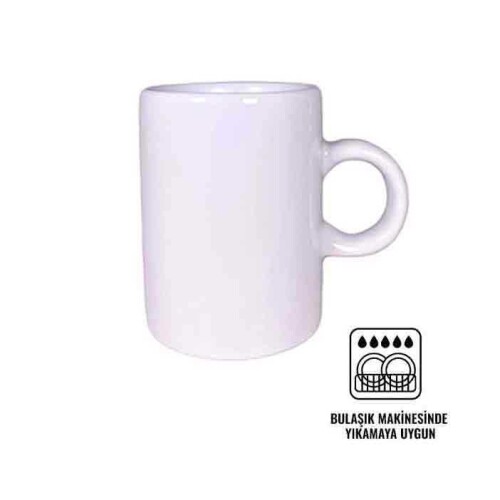 Süblimasyon İthal Türk Kahve Fincanı UC Kutusuz - 