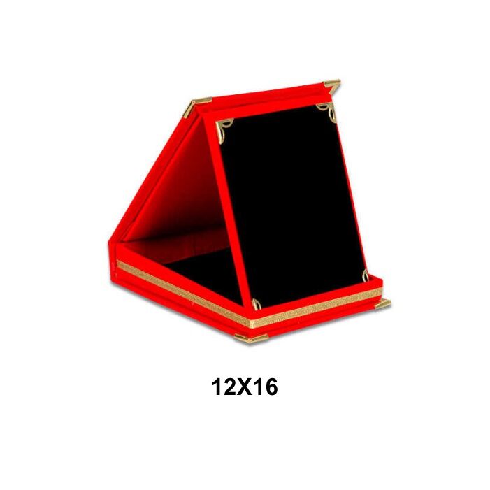Sublimasyon Kadife Albüm Plaket Kutuları - Kırmızı - 2
