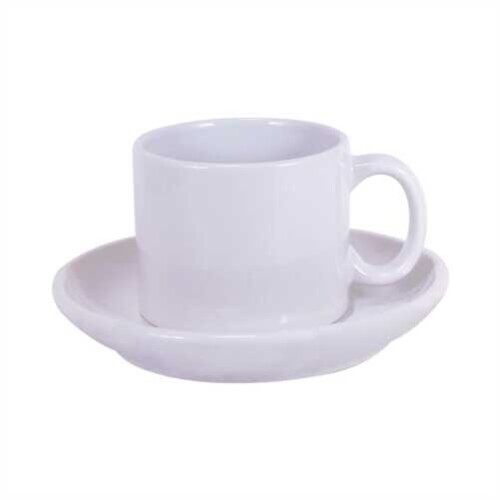 Sublimasyon Nescafe Fincanı Tabaklı Beyaz - 