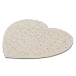 Sublimasyon Kalpli Puzzle 75 Parça Özel - (1)