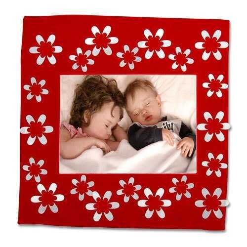 Sublimasyon Kare Çiçekli Kırmızı 40 cm Yastık Kılı - 2