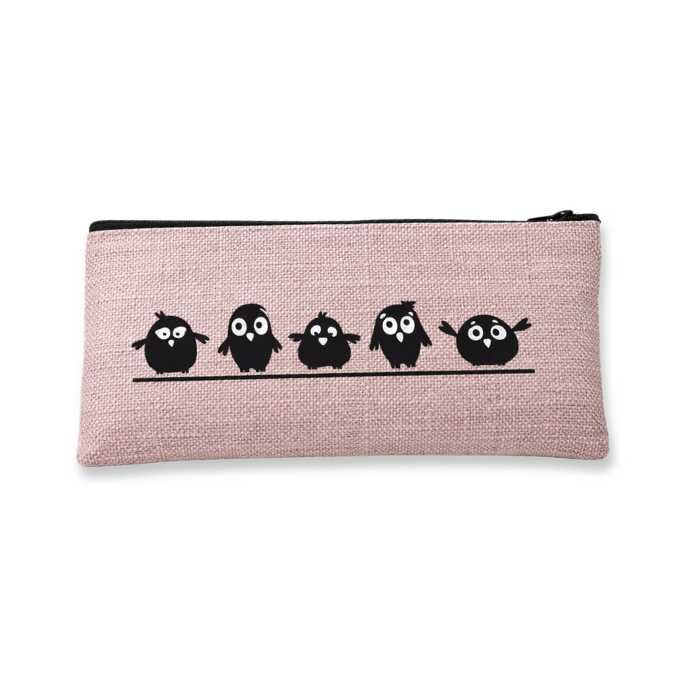 Sublimasyon Keten Kalemlik / Makyaj Çantası - 1