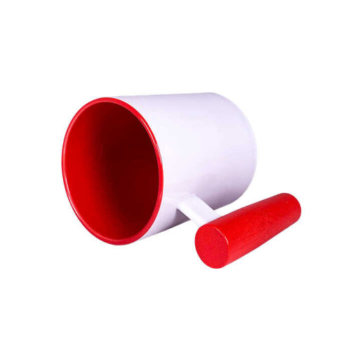 Süblimasyon Kırmızı Ahşap Saplı ve İç Kupa UC - 4