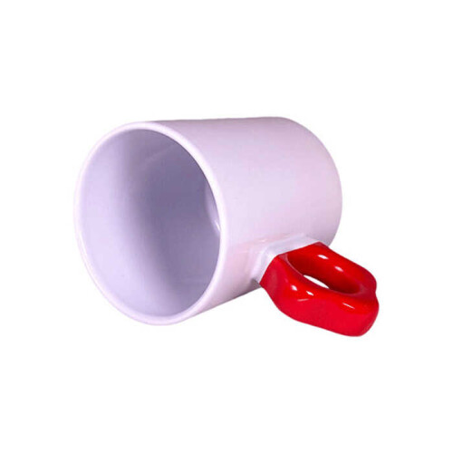 Süblimasyon Kırmızı Çiçek Saplı Kupa UC - 2