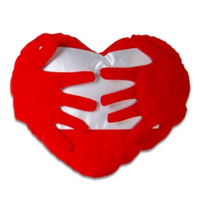 Sublimasyon Kırmızı Kalpli Kollu Kılıf - 2