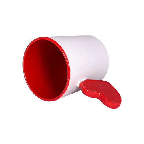 Süblimasyon Kırmızı Kalpli Kupa UC - 4