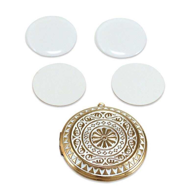 Sublimasyon Kolye Kapaklı Altın Beyaz - 3