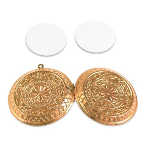 Sublimasyon Kolye Kapaklı Altın Sarı - 3