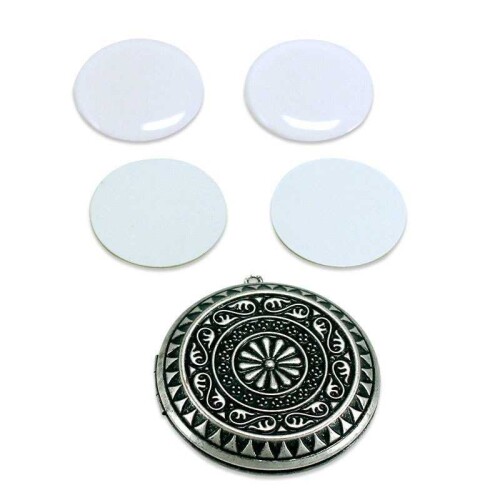 Sublimasyon Kolye Kapaklı Gümüş Antik - (1)