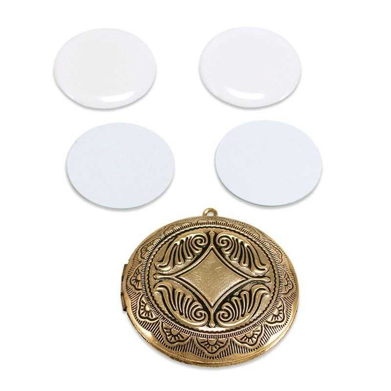 Sublimasyon Kolye Kapaklı Parlak Antik - 3