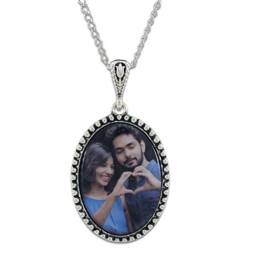 Sublimasyon Kolye TK111 Antik Nikel - 