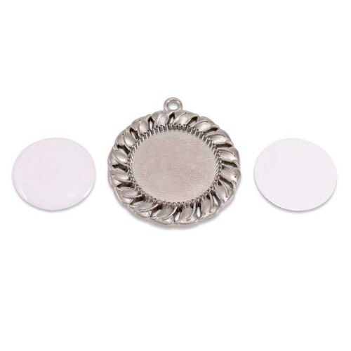 Sublimasyon Kolye TK120 Nikel - (1)