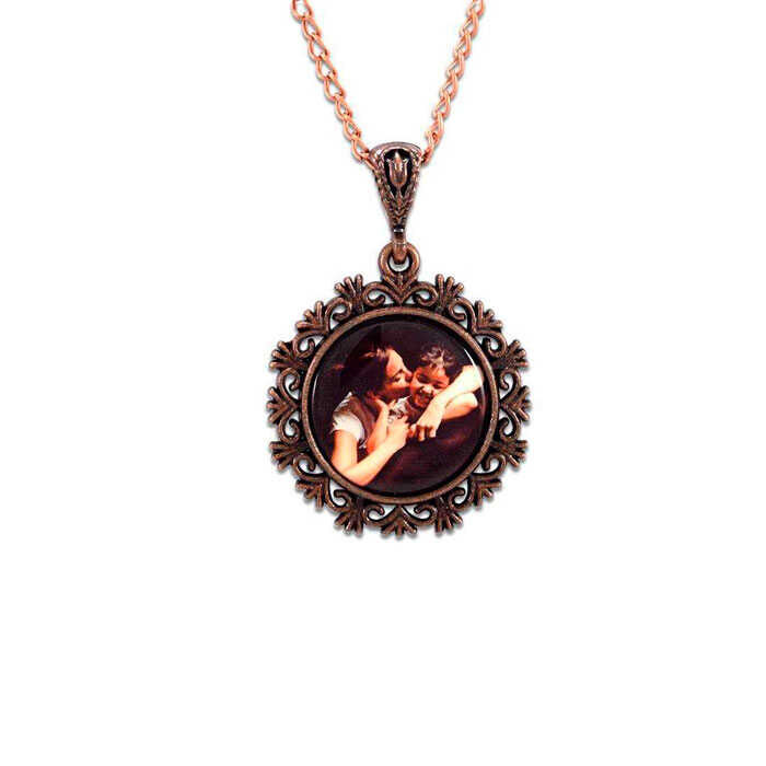 Sublimasyon Kolye TK121 Antik Bakır - 1