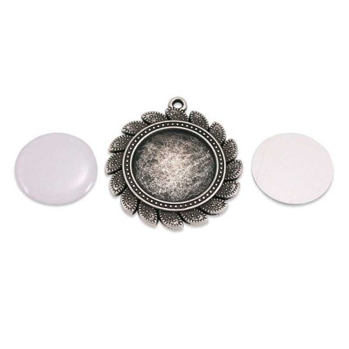 Sublimasyon Kolye TK123 Gümüş Kaplama - (1)