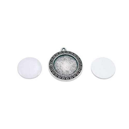 Sublimasyon Kolye TK134 Gümüş Kaplama - (1)