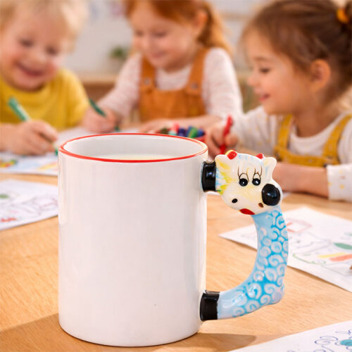 Sublimasyon Koyun Figürlü Kupa Bardak - (1)