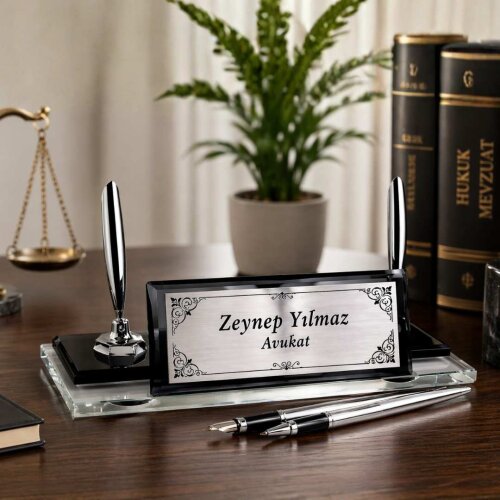 Sublimasyon Kristal Masa İsimliği KC500G - (1)