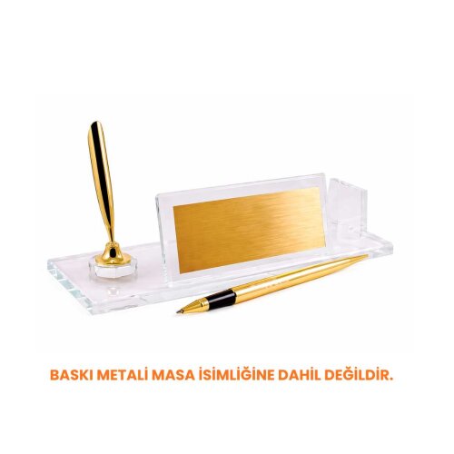 Sublimasyon Kristal Masa İsimliği KC512B Tekli A - 1