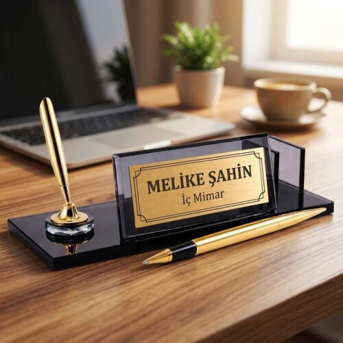 Sublimasyon Kristal Masa İsimliği KC512S Tekli A - (1)