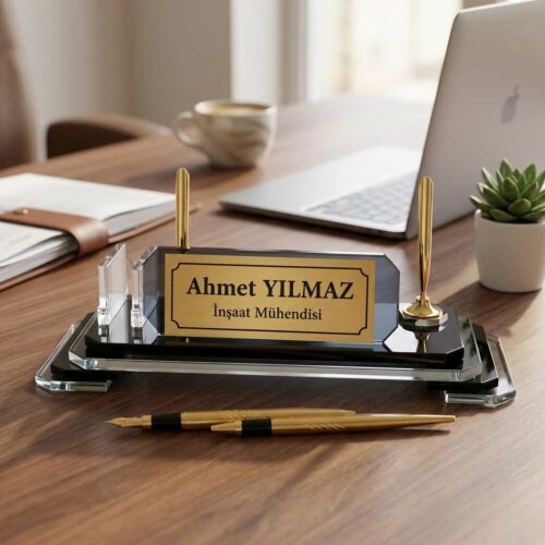 Sublimasyon Kristal Masa İsimliği KC530 A - (1)