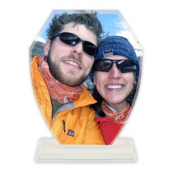 Sublimasyon Kristal Plaket Beyaz Kalkan 01 - 1