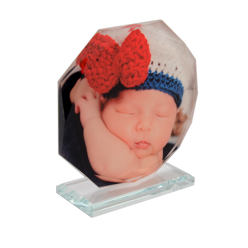 Sublimasyon Kristal Plaket Beyaz Küçük Güneş - 