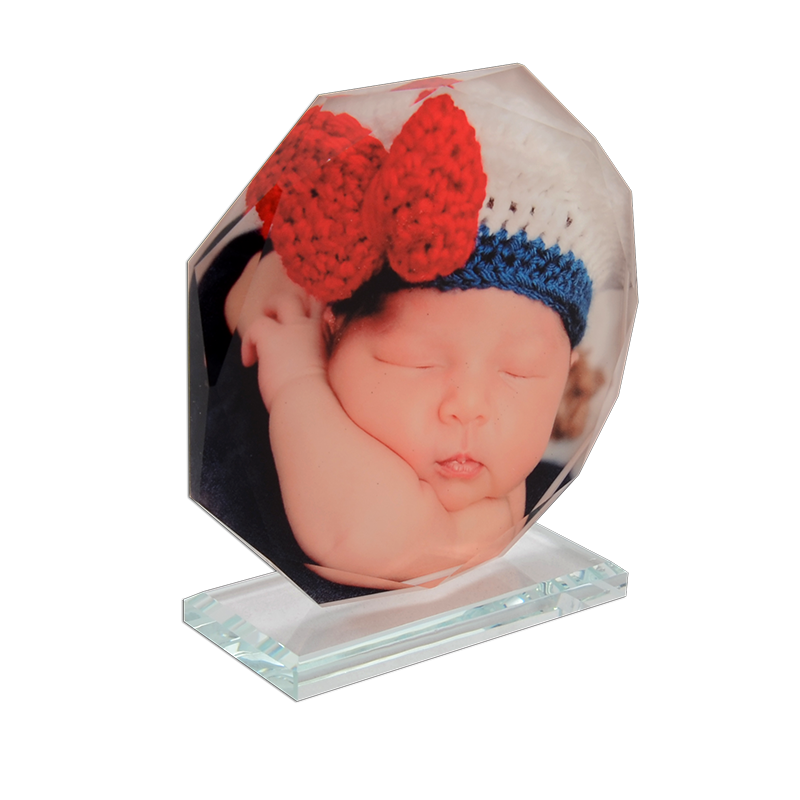 Sublimasyon Kristal Plaket Beyaz Küçük Güneş - 1