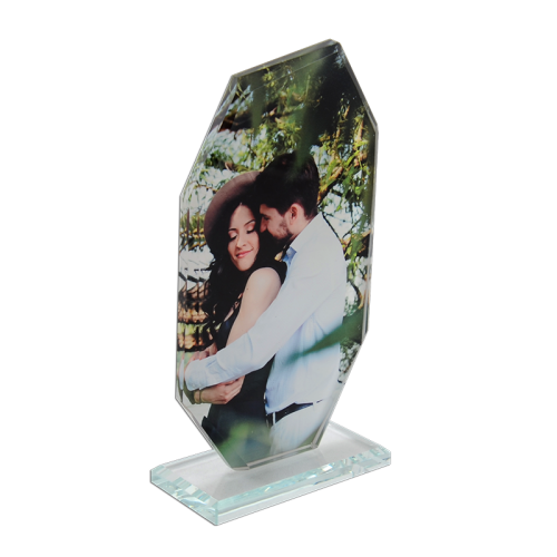 Sublimasyon Kristal Plaket Beyaz Küçük Lale - 