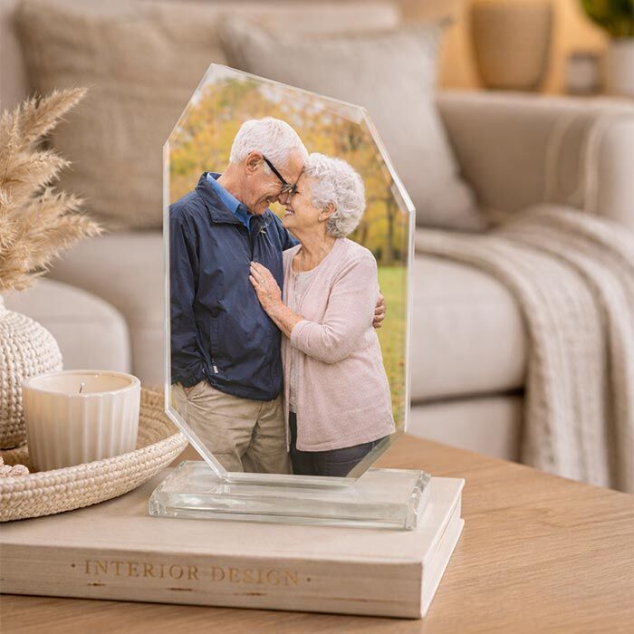 Sublimasyon Kristal Plaket Beyaz Lale - 2