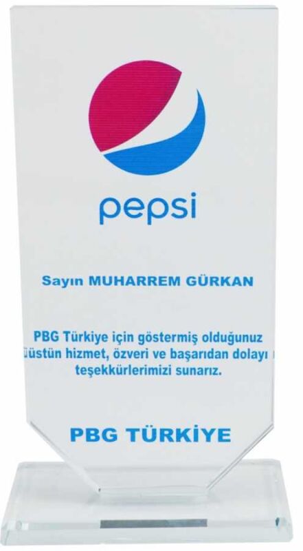 Sublimasyon Kristal Plaket Beyaz Yeşim - 1