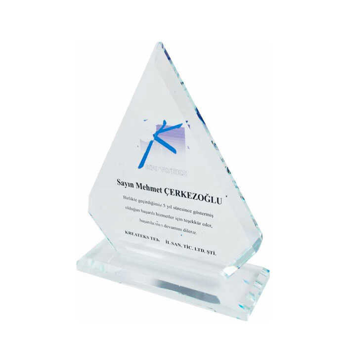 Kristal Plaket Prizma 8MM - 2