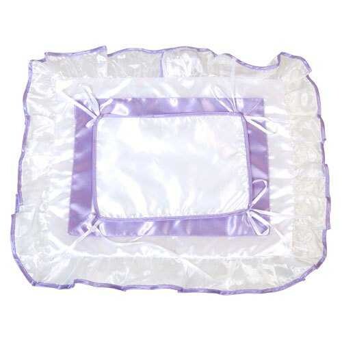 Sublimasyon Kurdaleli Tüllü Lila Dikdörtgen Kılıf - (1)