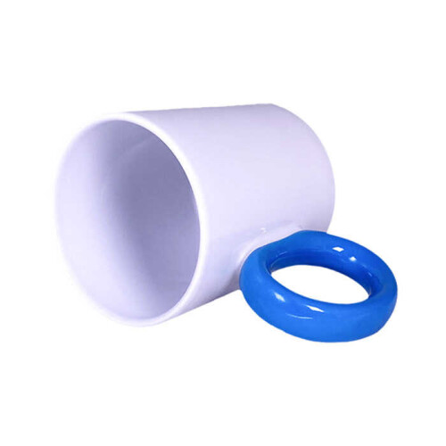 Süblimasyon Mavi Yuvarlak Saplı Kupa UC - 3