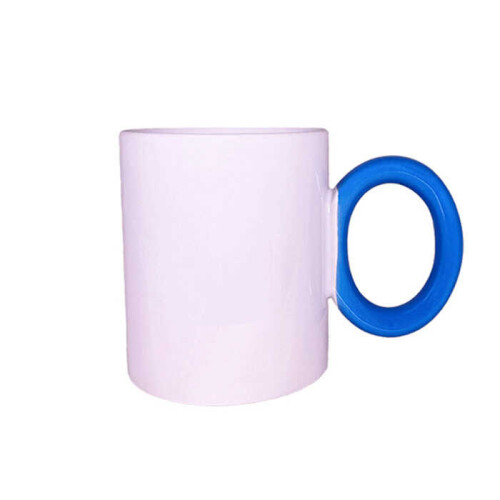 Süblimasyon Mavi Yuvarlak Saplı Kupa UC - (1)