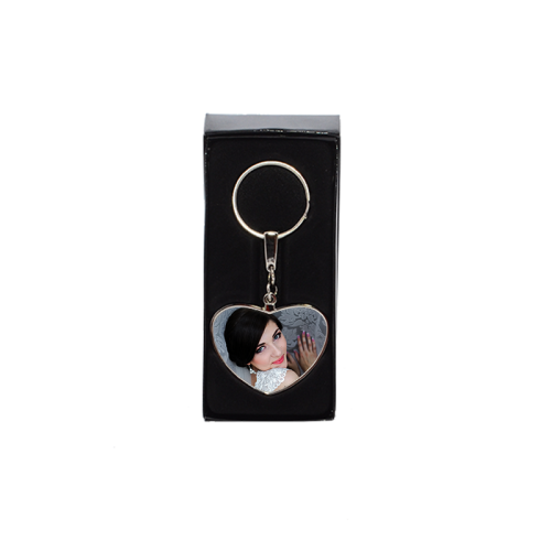 Sublimasyon Metal Anahtarlık Kalp Çift Taraf KR10 - (1)